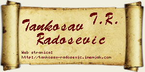Tankosav Radošević vizit kartica